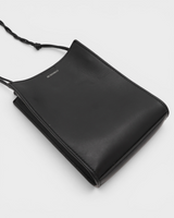 ジルサンダー TANGLE SMALL タングル スモール レザー ショルダーバッグ ブラック メンズ レディース