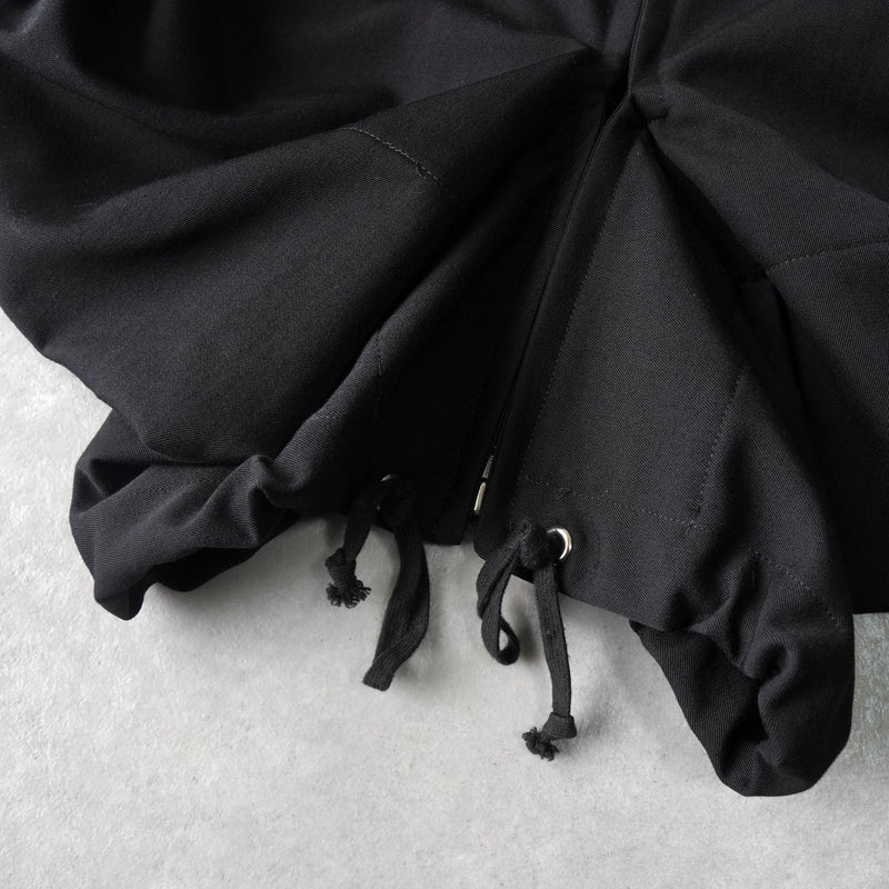 コムデギャルソン 1990年製 変形 ジッパー ベスト レディース ブラック