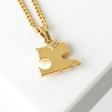 クレージュ ヴィンテージ ロゴ ネックレス GP ゴールド