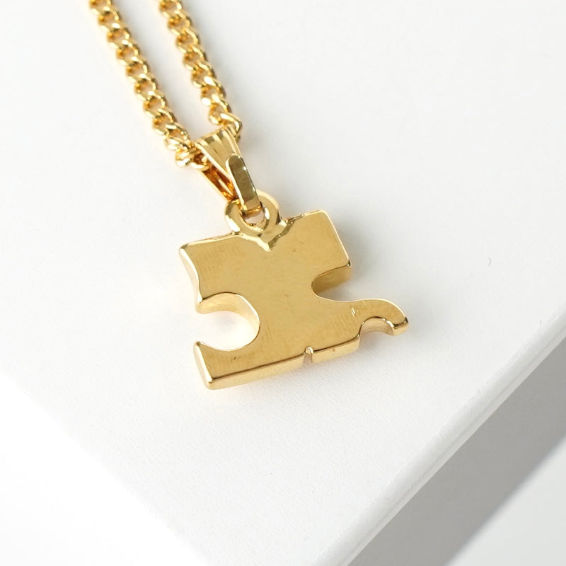 クレージュ ヴィンテージ ロゴ ネックレス GP ゴールド