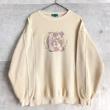 90's｜Logo Embroidery Sweatshirt