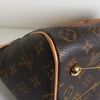 ルイ・ヴィトン モノグラム ティボリPM レザー ハンドバッグ ブラウン M40143
