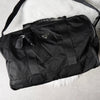 プラダ テスート ポコノ ナイロン / サフィアーノレザー 2way ボストンバッグ ブラック