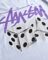FUZZY DICE ステューシー ダイス Tシャツ ホワイト L メンズ