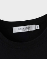 メゾン キツネ チラックスフォックス Tシャツ ブラック XS レディース