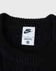 NL CABLE KNIT L/S ナイキ スウッシュ ケーブル編み ニット ブラック Lサイズ メンズ レディース