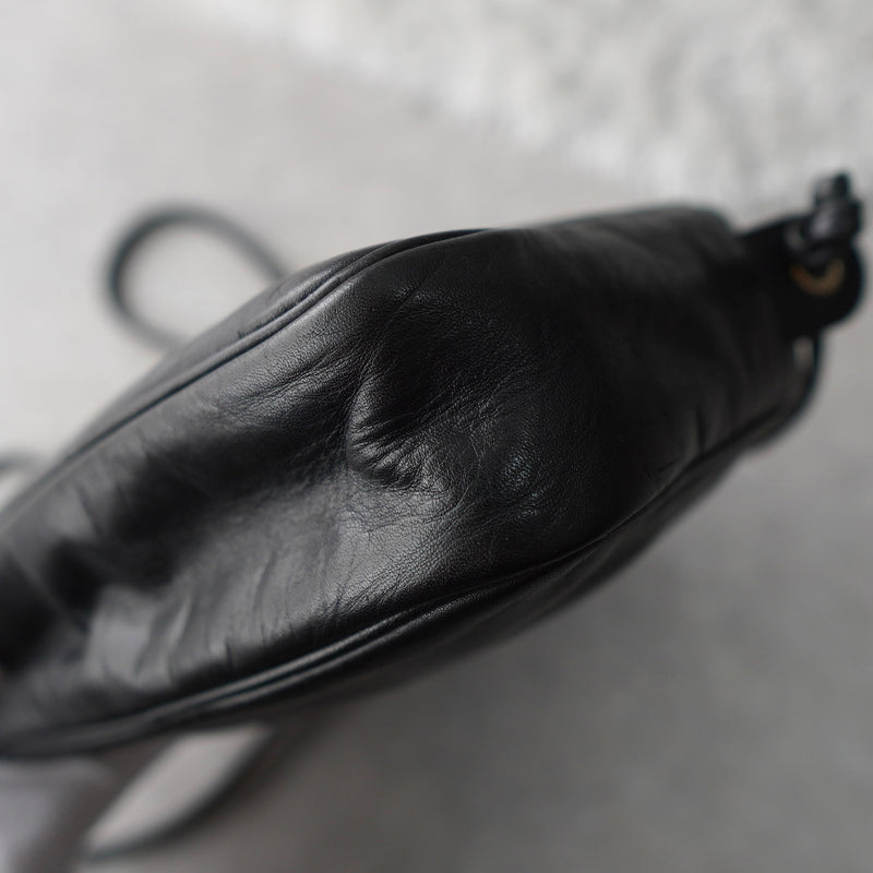 Anagram Leather Shoulder Bag