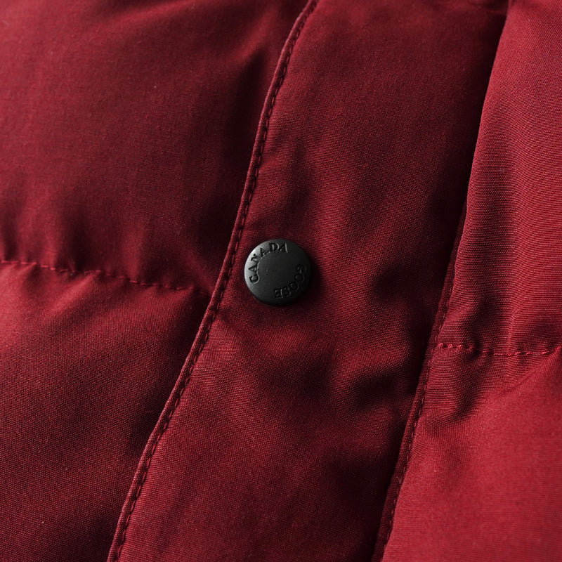 カナダグース ダウンベスト レッド