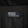 ポロ バイ ラルフローレン レザー切り替え フーデッド 中綿ジャケット コート ブラック