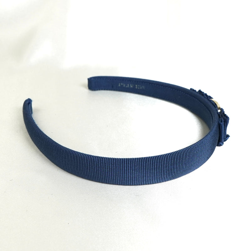 サルバトーレ フェラガモ ヴァラ リボン カチューシャ ブルー