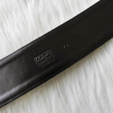 ロエベ アナグラム レザー ベルト ブラック 75サイズ - NEWSED