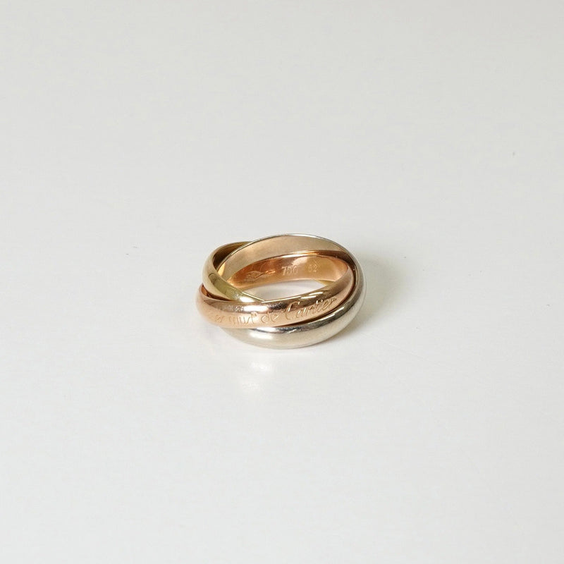 カルティエ トリニティ リング 750 イエローゴールド ホワイトゴールド