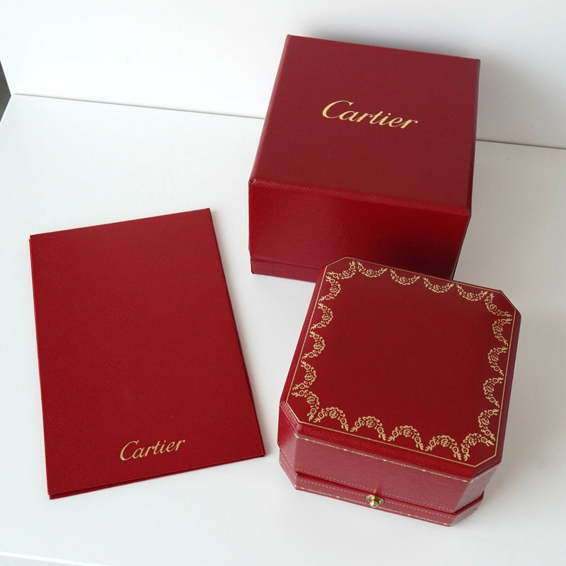 カルティエ ジャストアンクル スモールモデル 750 ピンクゴールド 指輪 リング 18K 18金 サイズ46 / 8号 箱付き - NEWSED