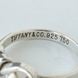 ティファニー ラブノット 750 × SV925 指輪 リング 18K 18金 シルバー925 9号 - NEWSED