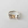 ティファニー 750×925 コンビ リボン リング 指輪 18K シルバー925 11.5号