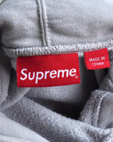 Cropped Panels Hooded Sweatshirt シュプリーム フーディー パーカー グレー L メンズ