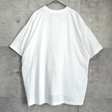 エムエムシックス メゾン マルジェラ パッチワーク オーバーサイズ Tシャツ ホワイト