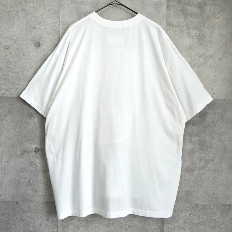 エムエムシックス メゾン マルジェラ パッチワーク オーバーサイズ Tシャツ ホワイト