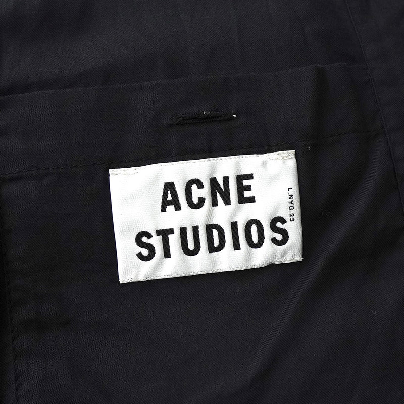 アクネ ストゥディオズ フーデッド ダウンコート ダウンジャケット ブラック