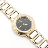 イヴ サンローラン 2200-229789Y 430099 SS/QZ 黒文字盤 腕時計 レディース 電池交換済 箱付き