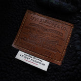 リーバイス チェック柄 ボア裏地 ウールジャケット ブラック / グリーン タグ付き未使用品