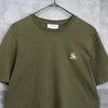 メゾン キツネ チラックスフォックス Tシャツ カーキ