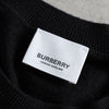 バーバリー TBロゴ カシミヤ100% ニット ブラック タグ付き未使用品