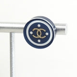 シャネル ココマーク パール サークル ピアス ネイビー レディース