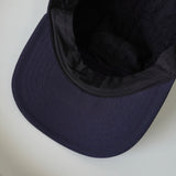 Maison Kitsune logo embroidered cap in navy
