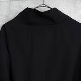 バレンシアガ ロゴ ナイロンブルゾン ブラック