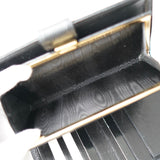 シャネル 7桁8番台 ココマーク キャビアスキン スナップボタン 二つ折り財布 ブラック ギャランティーカード付き - NEWSED