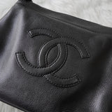 シャネル 7桁8番台 ココマーク キャビアスキン ワンショルダーバッグ ブラック - NEWSED