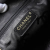 Chanel 7 位数字 8 Coco Mark 鱼子酱皮单肩包（黑色）