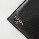 シャネル 7桁8番台 ココマーク キャビアスキン スナップボタン 二つ折り財布 ブラック ギャランティーカード付き - NEWSED