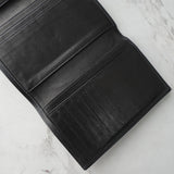 シャネル 7桁8番台 ココマーク キャビアスキン 三つ折り財布 ブラック ギャランティーカード付き - NEWSED