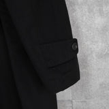 ジバンシィ 4Gロゴ カシミヤ ステンカラーコート ブラック