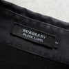 バーバリー ブラックレーベル ホースロゴ 切り替え 長袖ポロシャツ ブラック