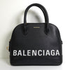 バレンシアガ ヴィル レザー 2way ハンドバッグ ショルダーバッグ ブラック