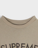 Capital S/S Top シュプリーム ロゴ Tシャツ ベージュ Lサイズ メンズ