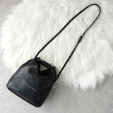 エムエムシックス メゾン マルジェラ レザー ジャパニーズバッグ クロスボディ ショルダーバッグ ブラック