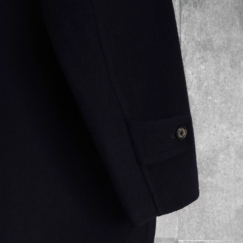 バーバリー ヴィンテージ カシミヤ混紡 ウールコート ブラック