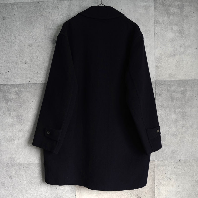 バーバリー ヴィンテージ カシミヤ混紡 ウールコート ブラック