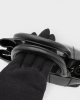プラダ レザー カナパ 2way ハンドバッグ ショルダーバッグ ブラック