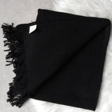 アクネ ストゥディオズ ロゴ ウール ストール マフラー ブラック