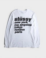 ステューシー 長袖Tシャツ ロンT ホワイト L メンズ