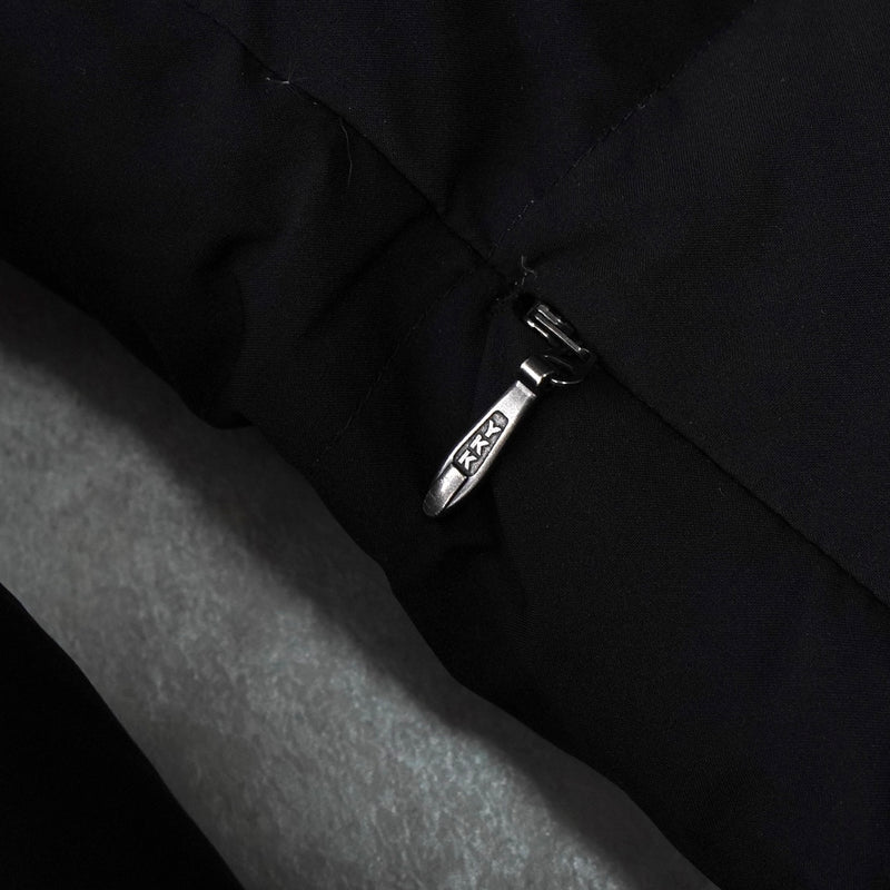 ザ ノースフェイス ドライベント ロゴ ロング丈 ダウンジャケット ダウンコート ブラック