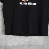 メゾン キツネ チラックスフォックス Tシャツ ブラック