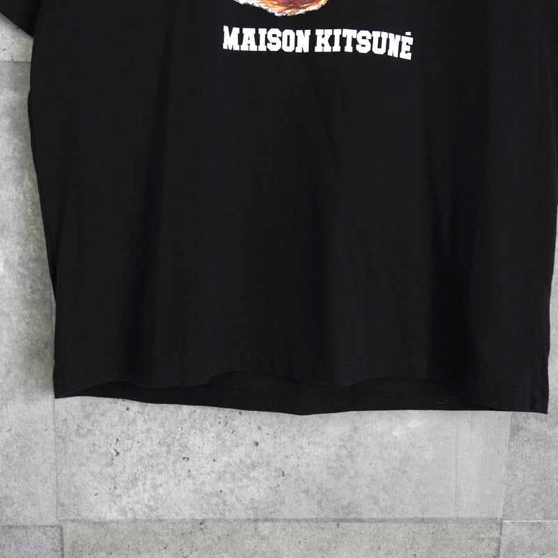 メゾン キツネ チラックスフォックス Tシャツ ブラック