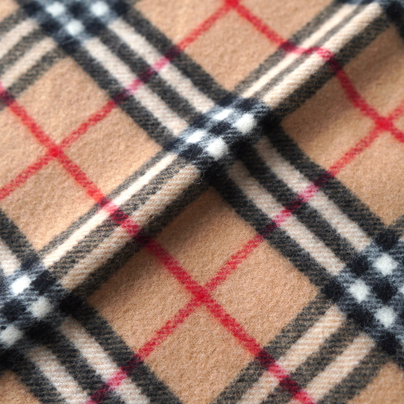80's〜90's｜Nova Check Wool Muffler｜Made in England