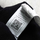 ストーン アイランド ガーメントダイ スウェット ブラック メンズ